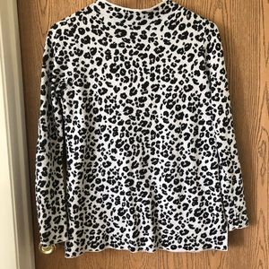 LOFT leopard print high neck sweater